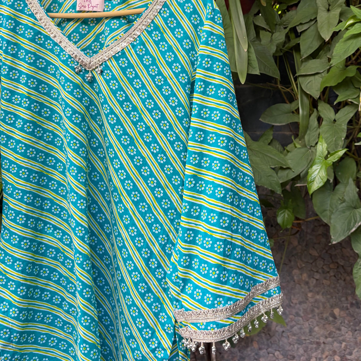 Leheriya Blue Farshi Set