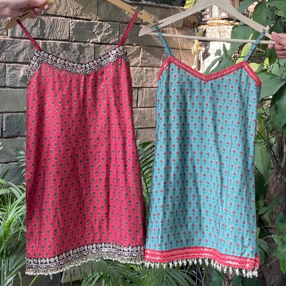 Sleeveless Kurtis (cotton-rayon)