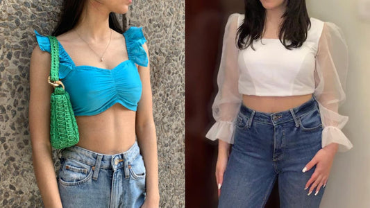 10 Must-Have Blue Jeans and Crop Top Combinations for Women