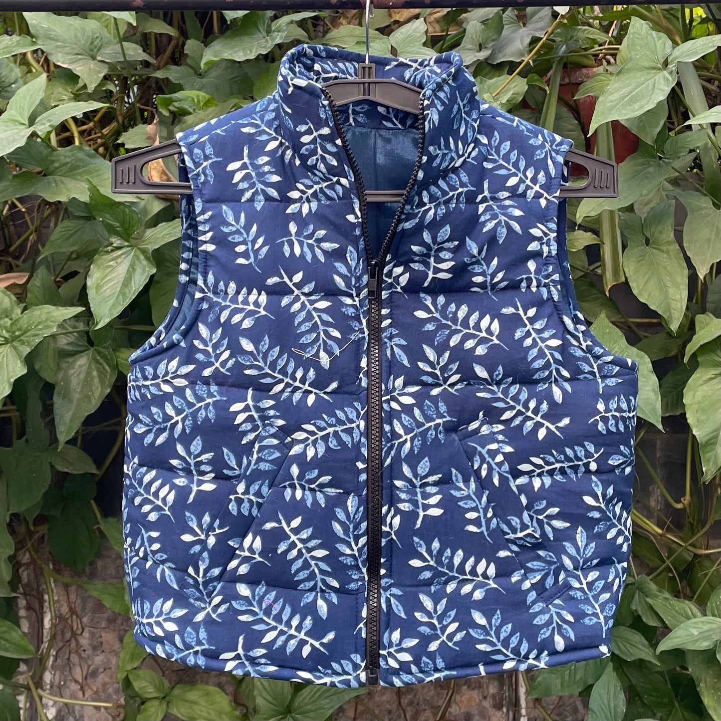 Printed cotton puffer