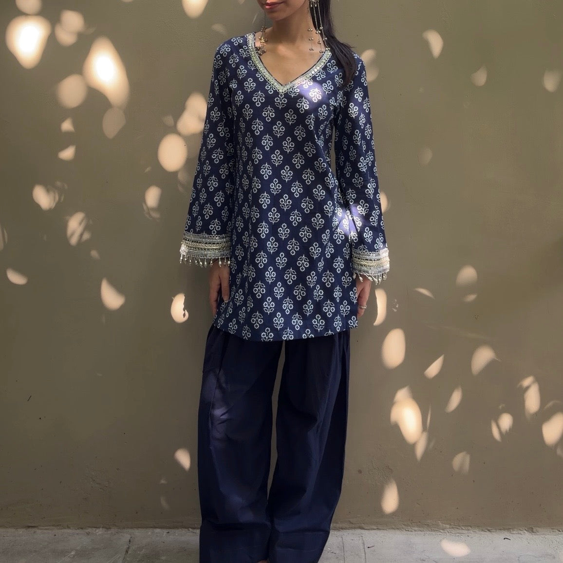 Indigo Farshi set