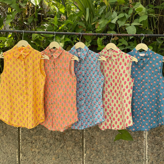 Sleeveless shirts