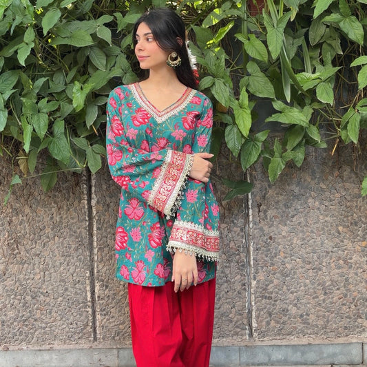 Floral kurti