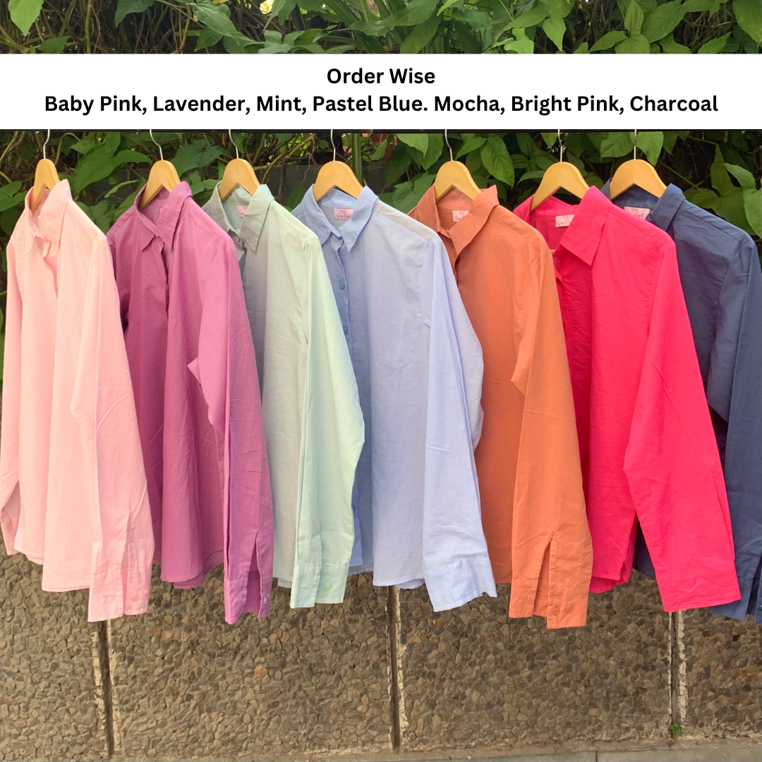 Summer Cotton Shirts for women