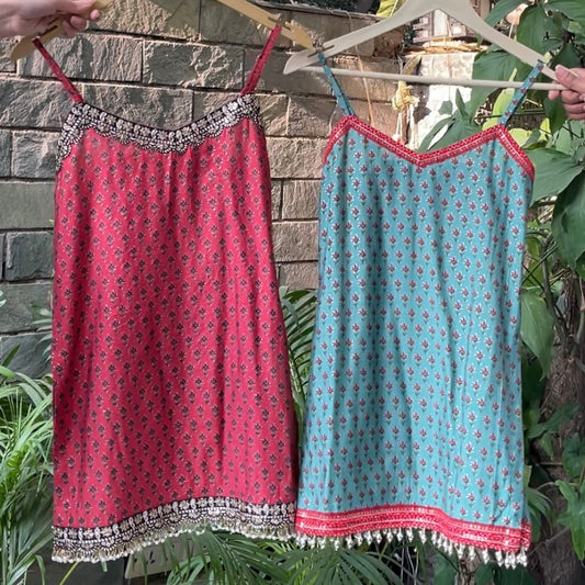 Sleeveless Kurtis (cotton-rayon)