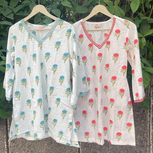 Summer floral Kurtis
