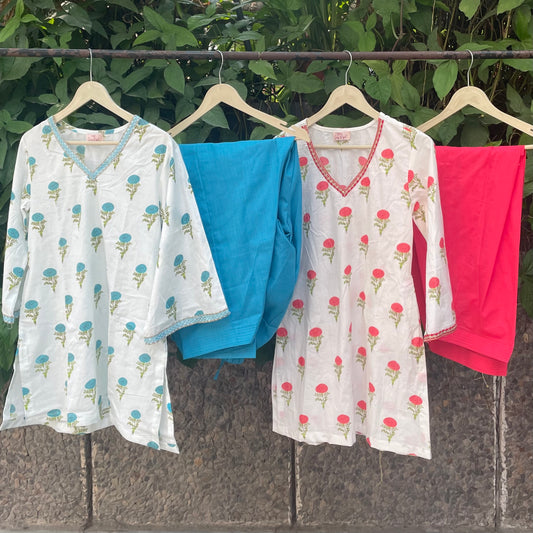 Kurti salwar sets