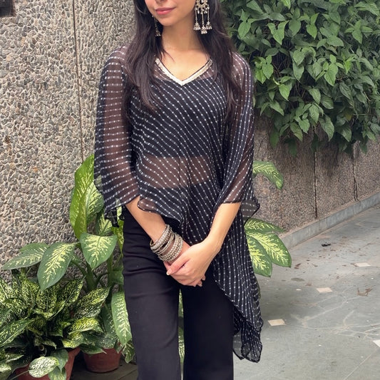 Black kaftan kurti