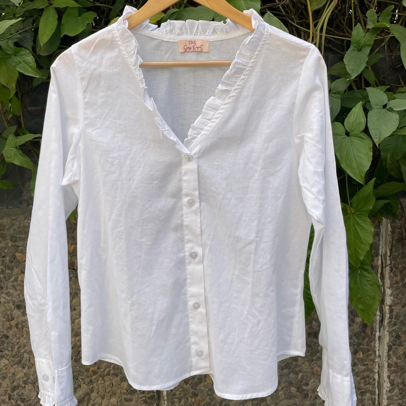 Frill Cotton Shirts