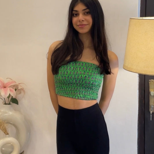 Buy Green Tube Top For Women Online in India