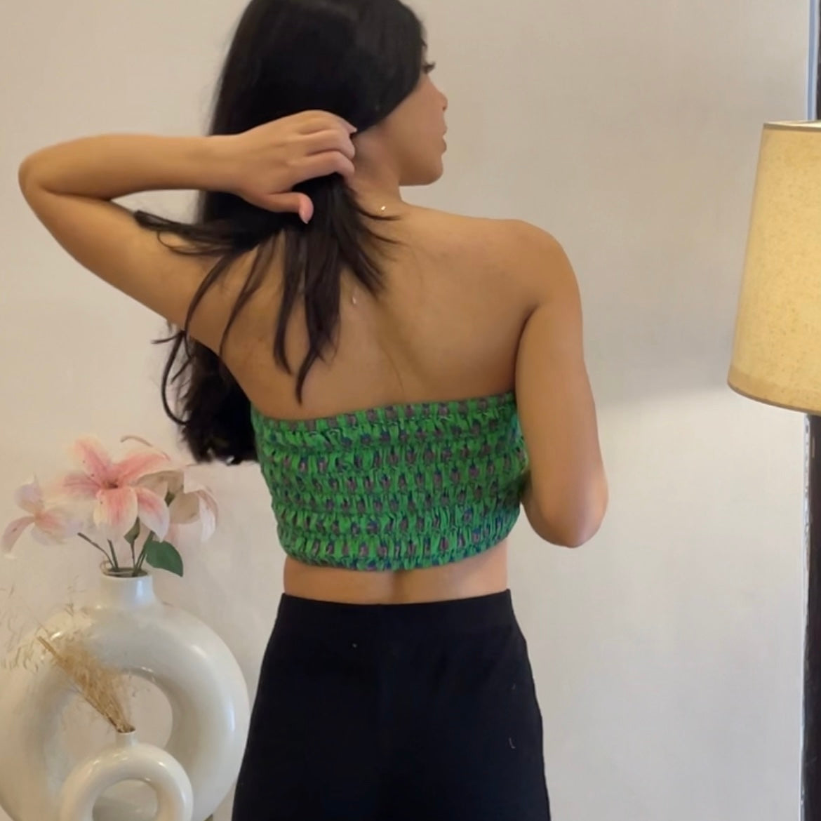 Buy Green Tube Top For Women Online in India