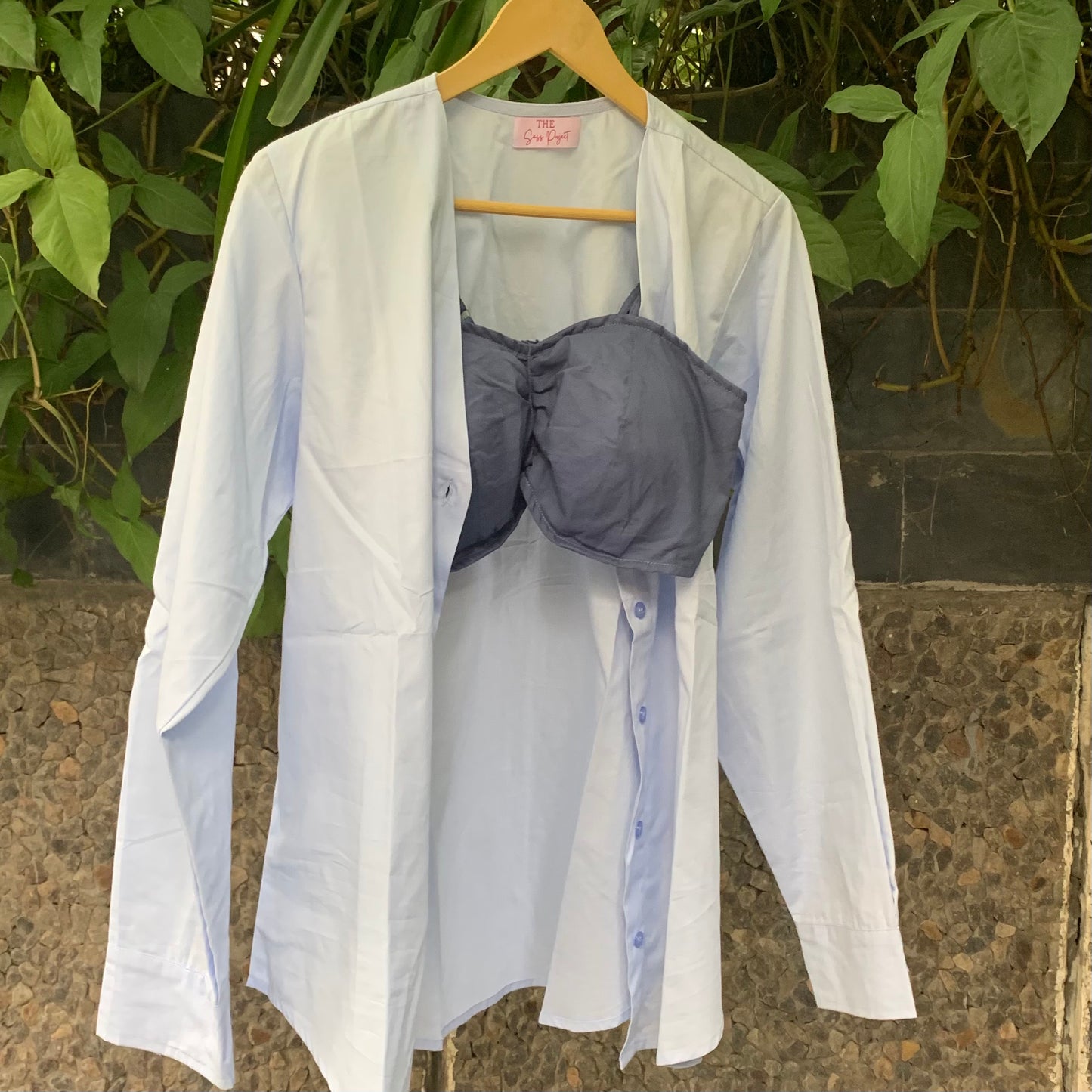 V Neck Poplin Shirt Combos